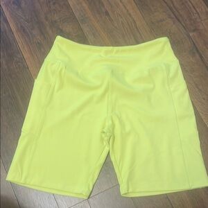 Women's Yellow Shorts